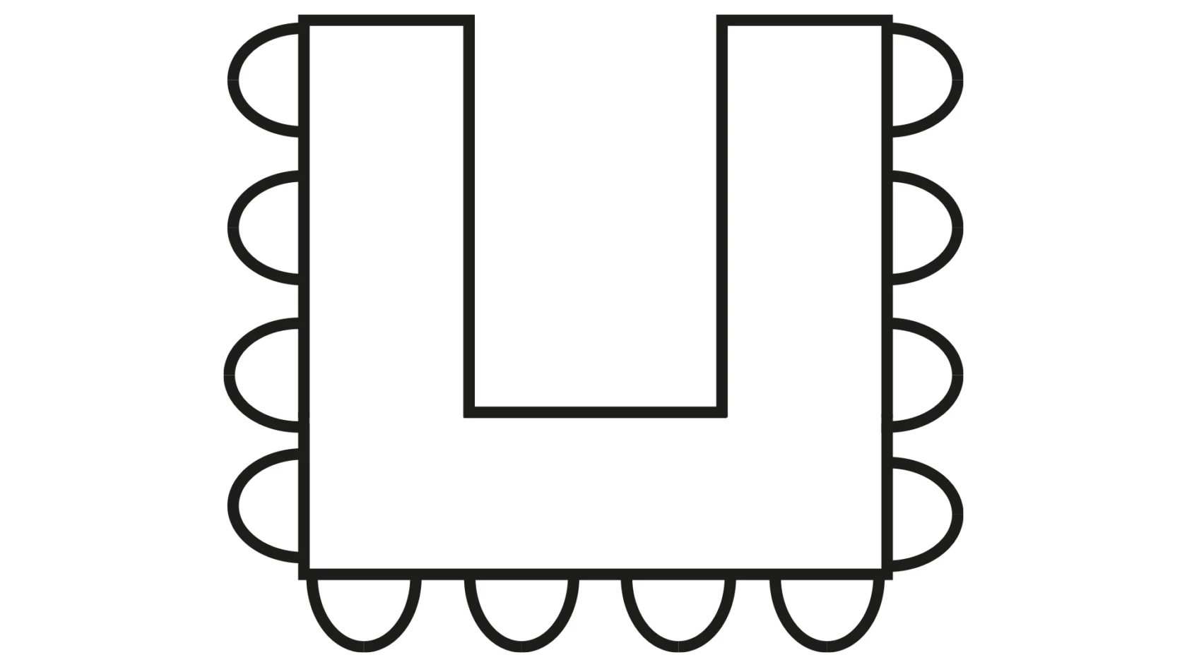 Hästsko-sittning Tennisbollen