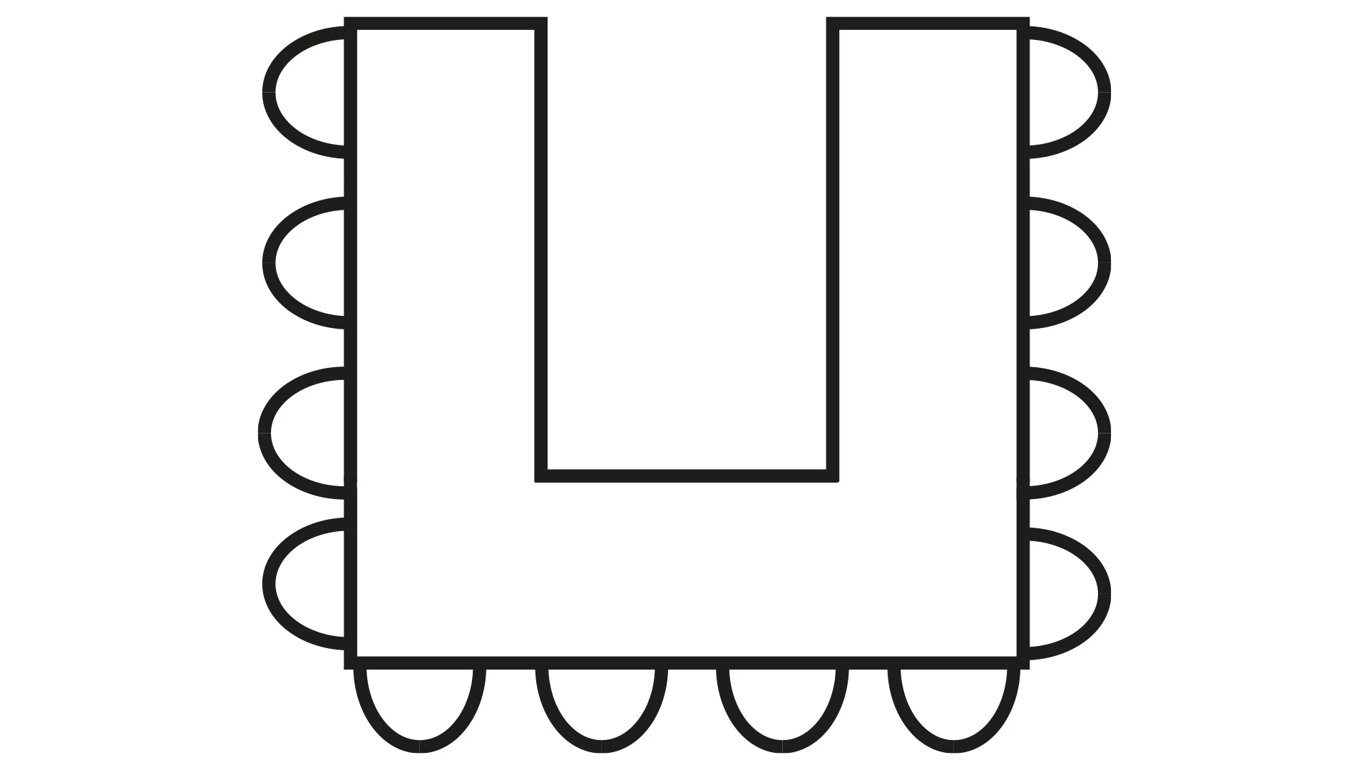 Hästsko-sittning Tennisbollen