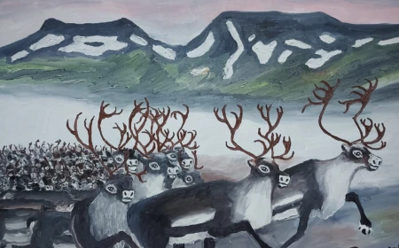 Konstverk av Lars Pirak