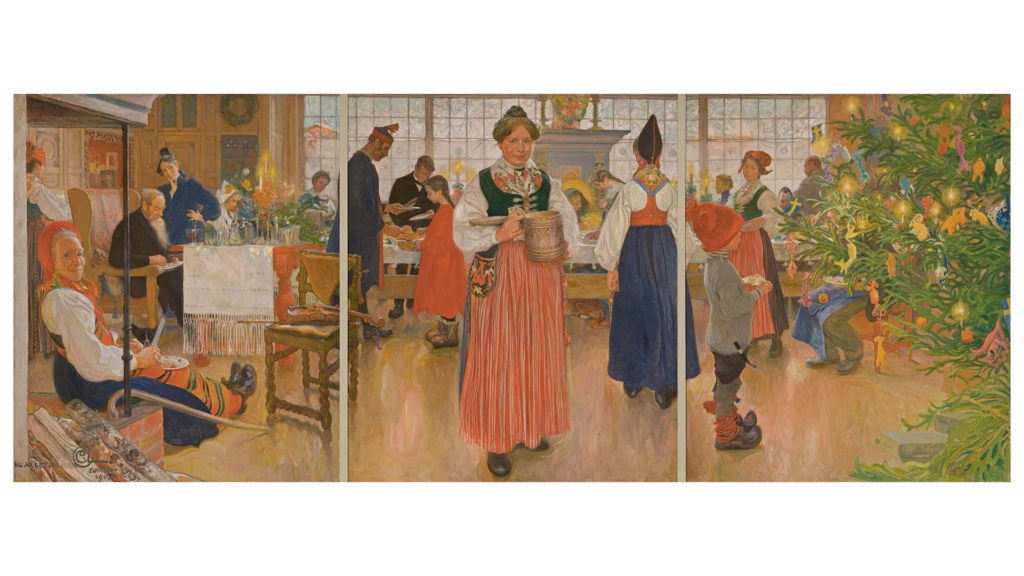 Nu är det jul igen – Carl Larsson