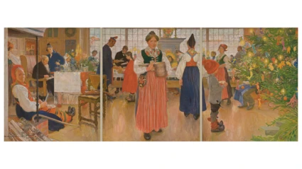 Nu är det jul igen – Carl Larsson