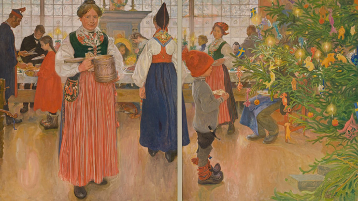 Nu är det jul igen - Carl Larsson