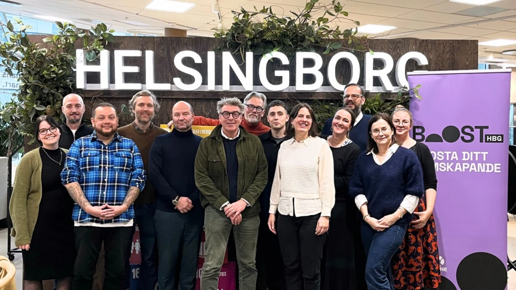 Gruppbild från BoostHBG Innovation Lab x Nostradamus Collective