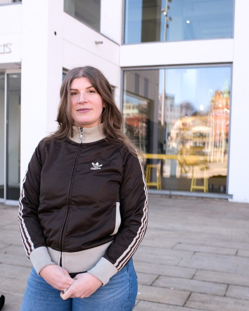 Porträtt av Christina Tsiobanelis