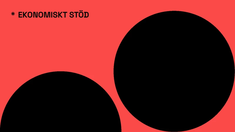 Text i bild: Ekonomiskt stöd
