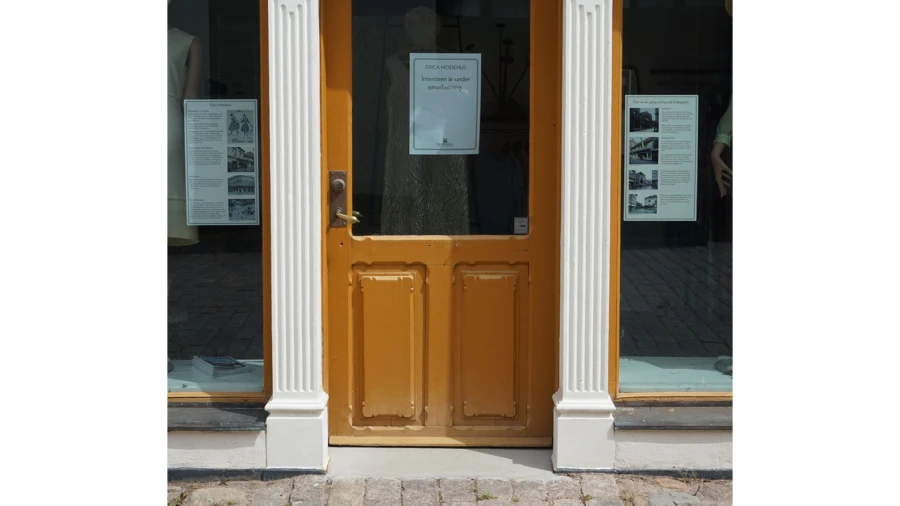 Ingång till Erica modehus
