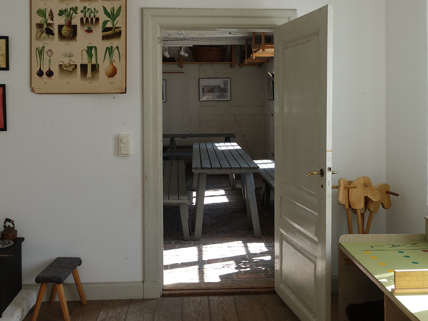 Ingång till fikaplats/ ugn