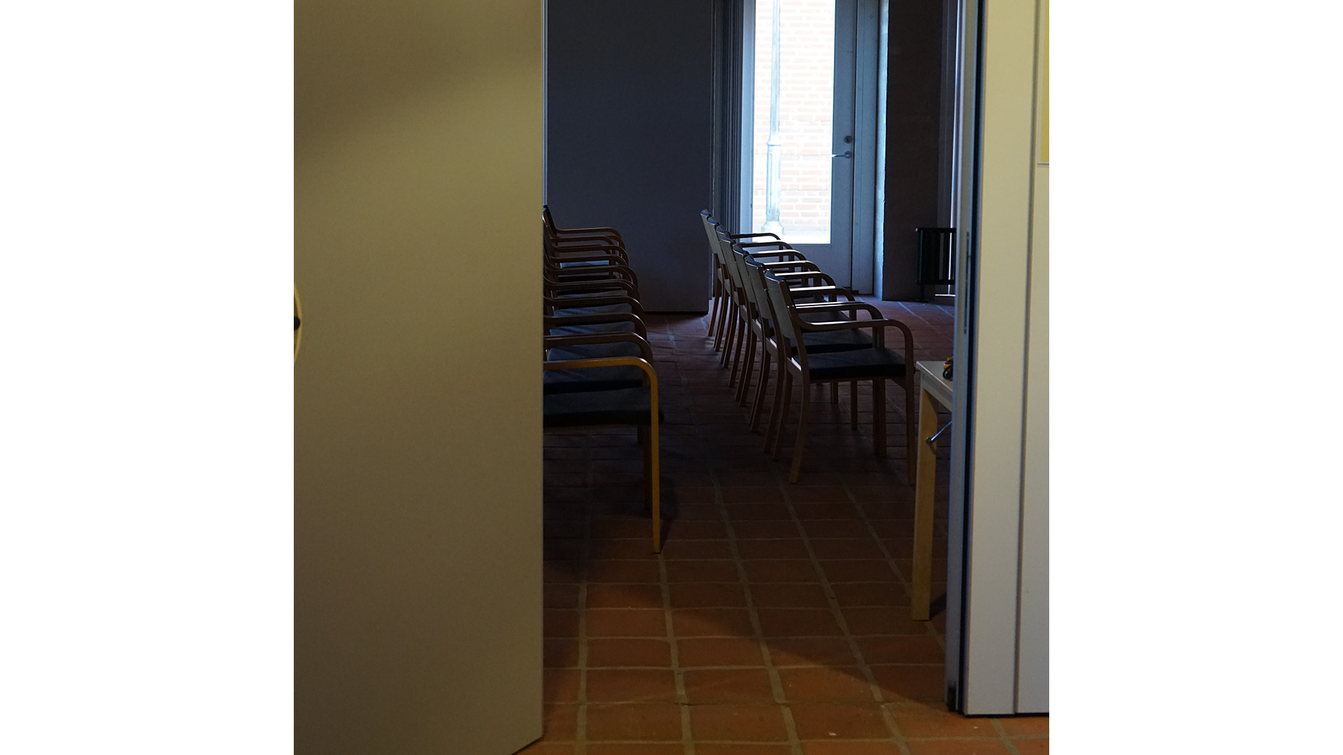 Ingång till utbildningssal