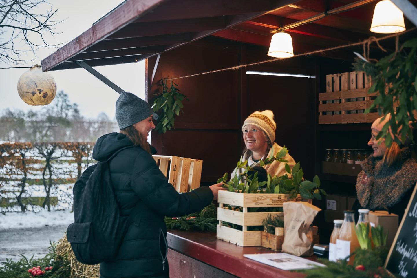 Julmarknad på Fredriksdal