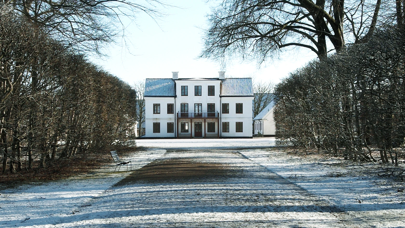 Fredriksdal på vintern