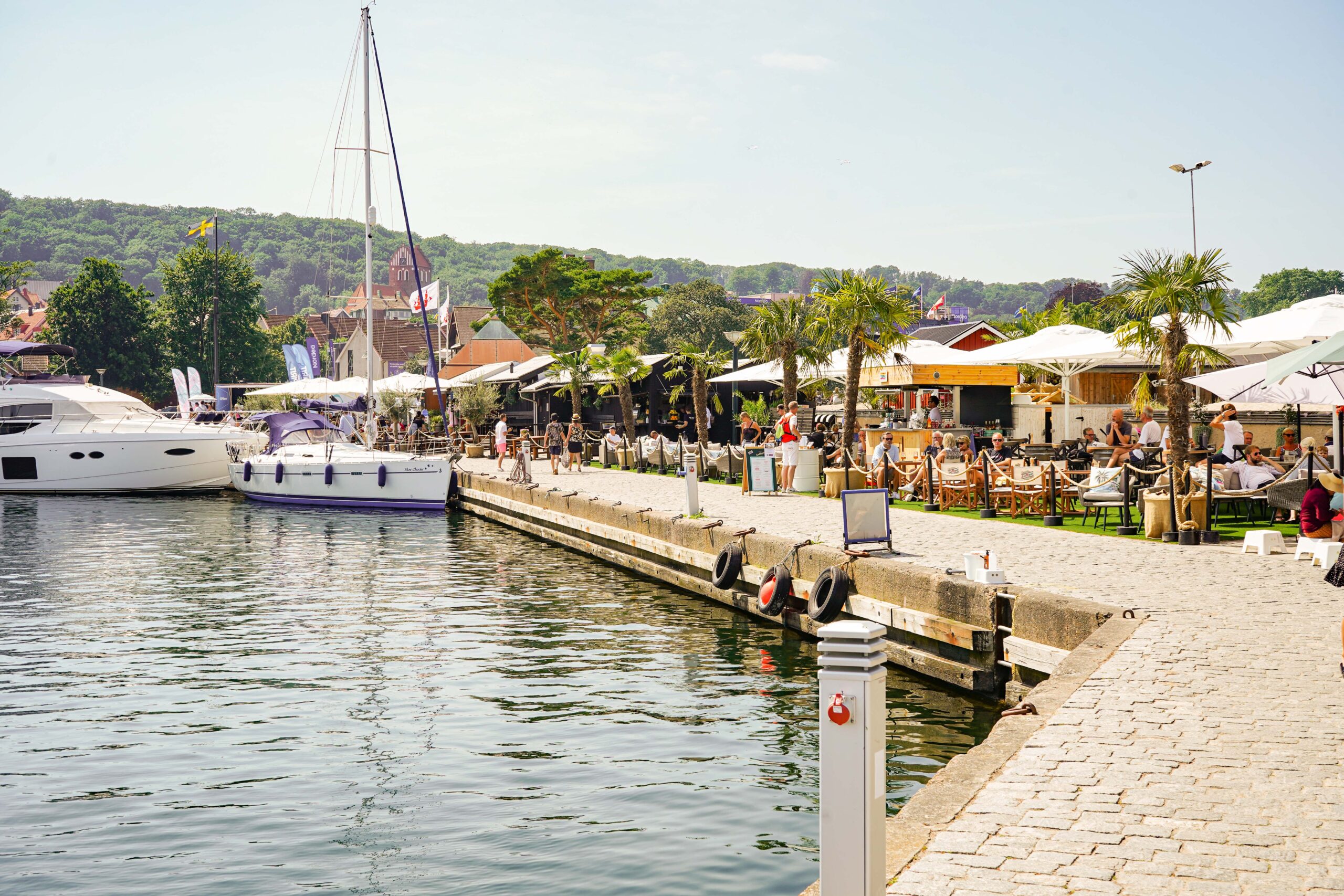 Hamnen i Båstad. Foto: Karl Olsson