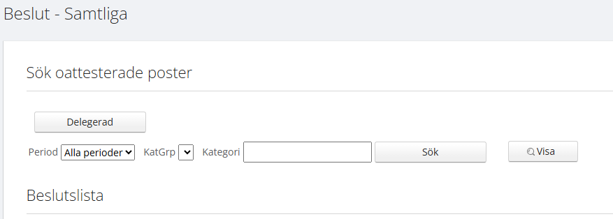 Delegerad beslut