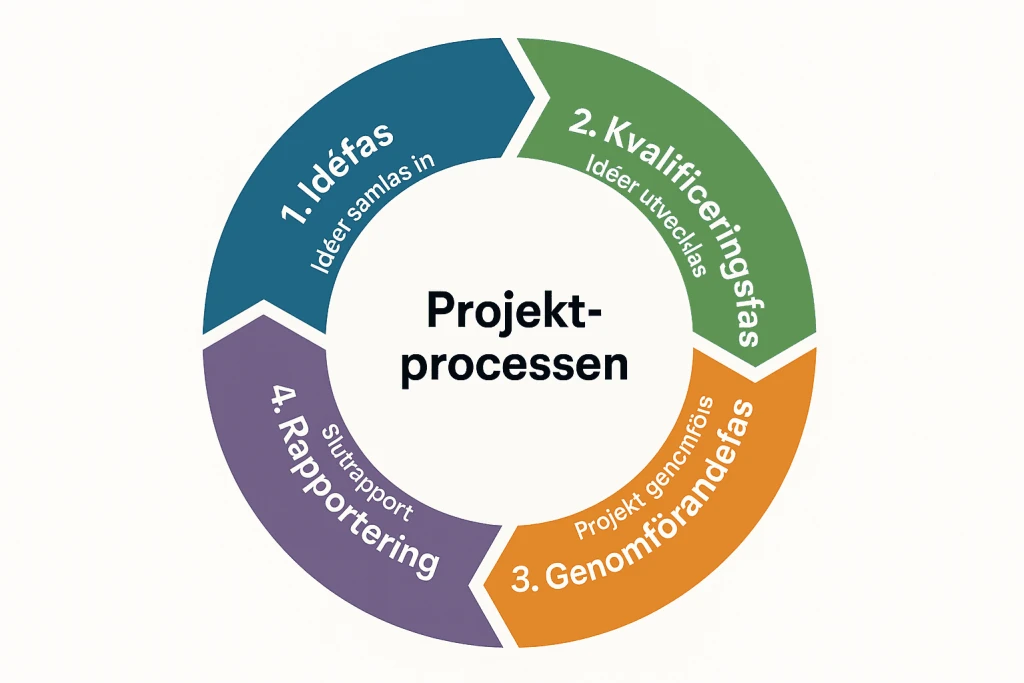 Bild projektprocessen